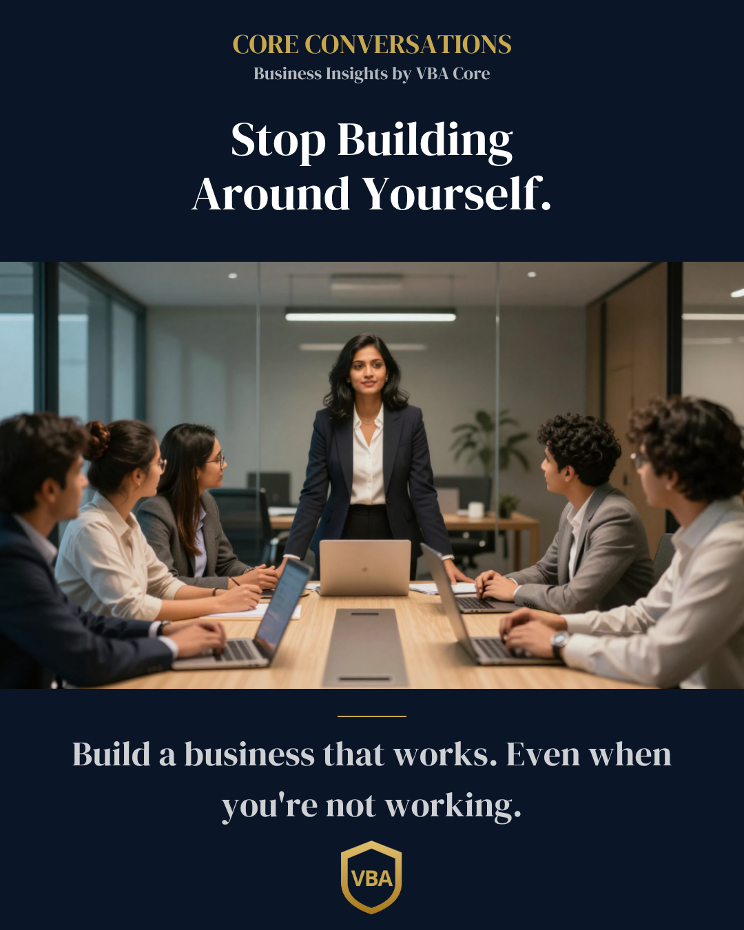 Stop Building Around Yourself